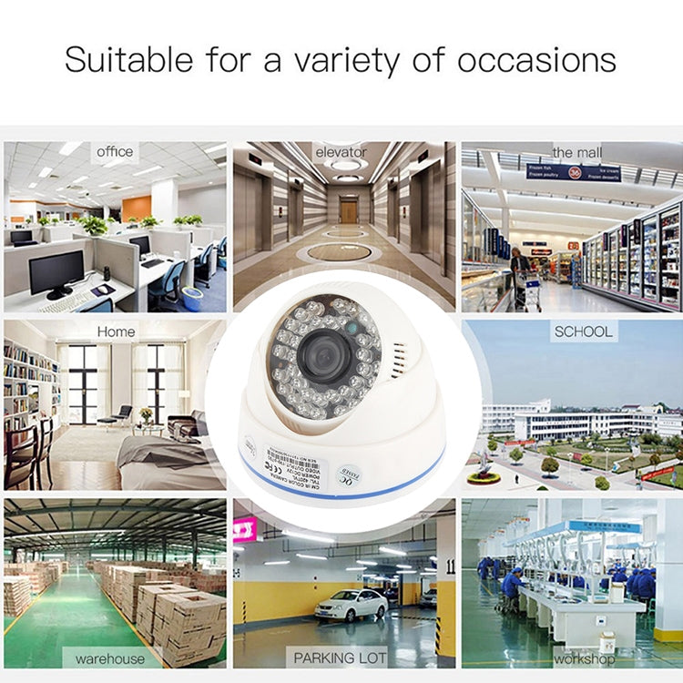 CMOS 420TVL 3.6mm Lens ABS Material Color Infrared Camera with 36 LED, IR Distance: 20m, CMOS CMOS 420TVL 3.6mm Lens ABS Material Color Infrared Camera with 36 LED, IR Distance: 20m, CMOS